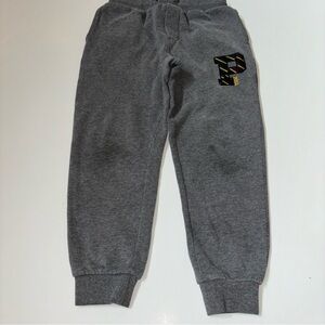 Kids Polo Ralph Lauren Boys Grey Heather P-Patch Fleece Jogger Pants Size 7